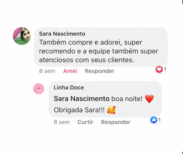 Comentário de cliente